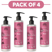Urtekram Moisturizing Rose Body Lotion 245ml Pack of 4