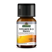 Nature’s Answer Vitamin D3 liquid drops 4000 IU 15ml bottle front label