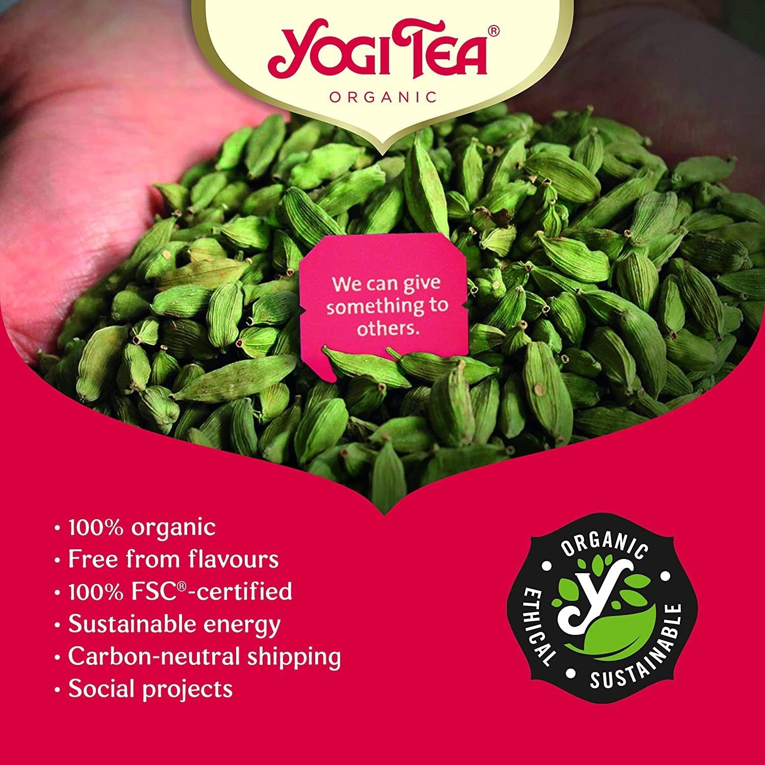 Yogi Tea Organic Echinacea Immune Herbal Tea ingredient information 30.6g