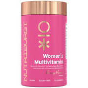 Nutriburst Women's Multivitamin Gummies bottle, berry burst flavour, 60 count.