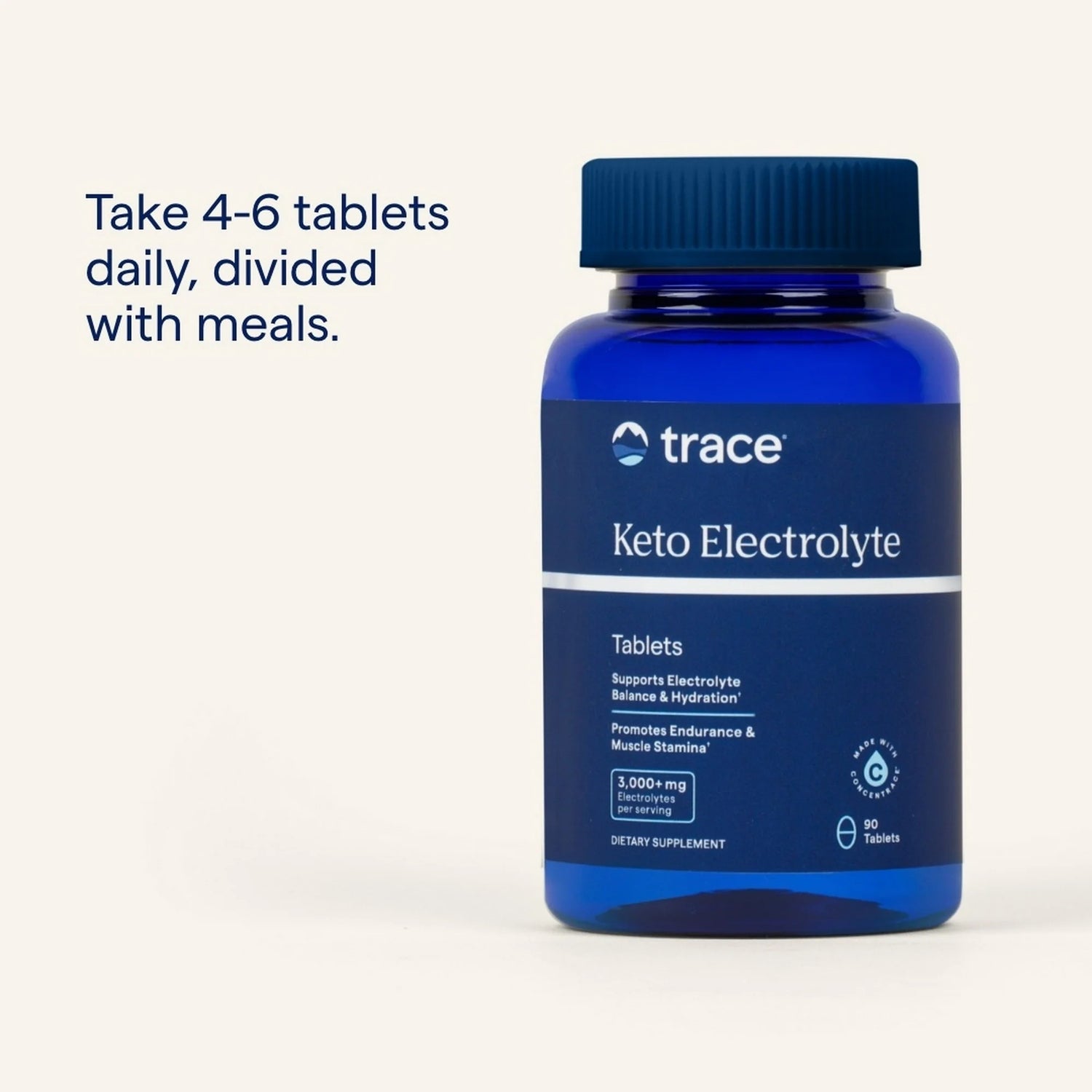 Trace Minerals Keto Electrolyte Tablets - 90 Count