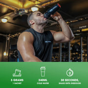 Optimum Nutrition Micronised Creatine Fruit Punch 10 x 4.5g sachet showing product details