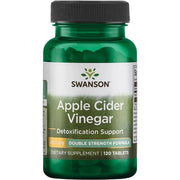 Swanson Apple Cider Vinegar 200mg 120 tablets bottle supplement
