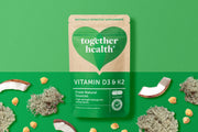 Together Health vegan vitamin D3 and K2 daily capsules