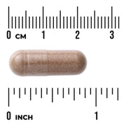Swanson Full Spectrum Saw Palmetto 540mg 250 Vegan Capsules size comparison with measurement scale