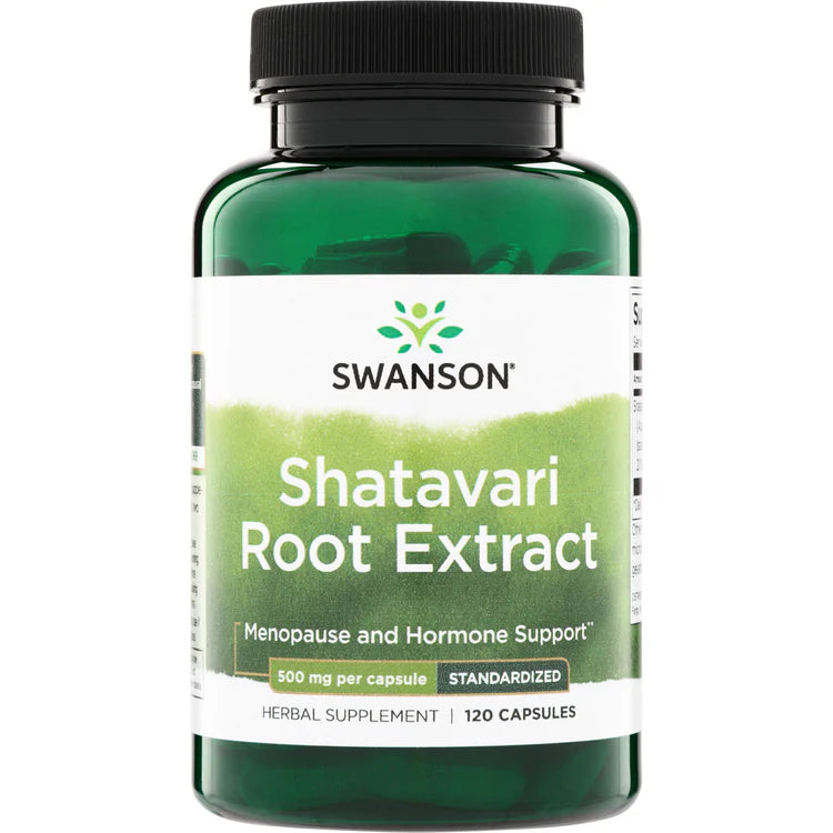 Swanson Shatavari Root Extract 500mg 120 Capsules