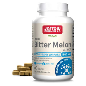 Jarrow Formulas Wild Bitter Melon Extract 1500mg tablets bottle 60 count