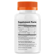 Doctor's Best Vitamin C Gummies, bottle packaging, Orange Bliss flavour, 250mg, 120 natural fruit pectin gummies, supplement facts and ingredients