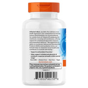 Doctor's Best Benfotiamine, bottle packaging, no flavour, 300mg, 60 veggie capsules, barcode