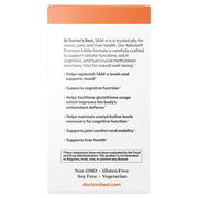 Doctor's Best SAM-e 200mg, carton packaging, unflavoured, 60 enteric-coated tablets, supplement facts and ingredients