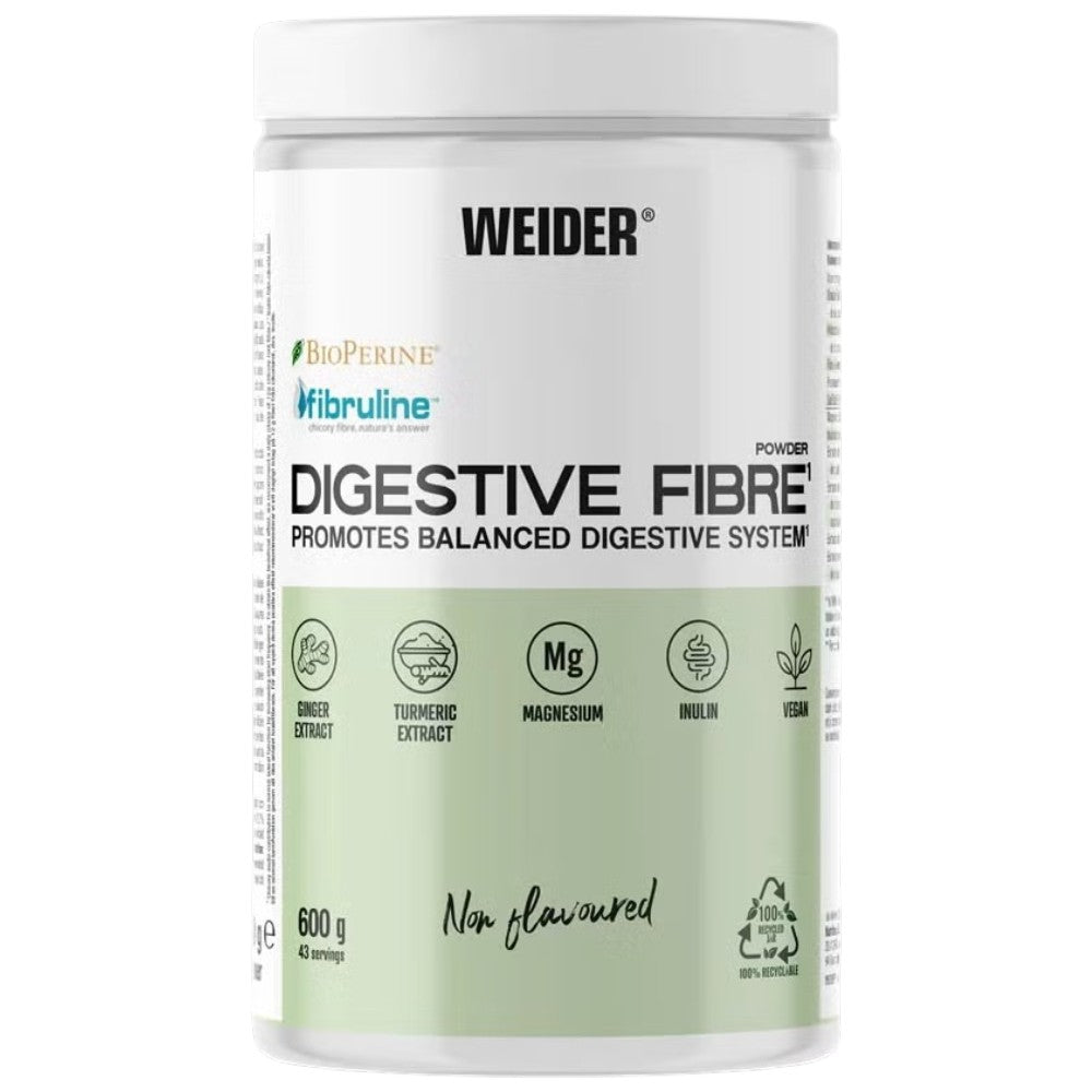 Weider Digestive Fibre Powder Unflavoured resealable pouch 600g
