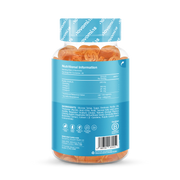 Novomins Vegan Omega 3 6 9 Gummies Orange 60 Count ingredients nutritional label with barcode