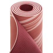 Lolë Yoga Mat with 2-in-1 Strap, Ash Rose Marble - 6mm Thick TPE
