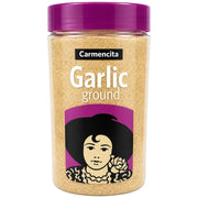 Carmencita Ground Garlic Powder 625g container front packaging