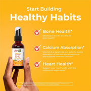 MaryRuth's Vitamin D3 K2 spray unflavoured 30ml daily routine use