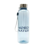 Front image: Nordic Naturals water bottle blue plastic bottle with metal cap 500ml