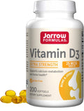 Jarrow Formulas Vitamine D3 25mcg 1000 UI Gélules Molles - 200 unités