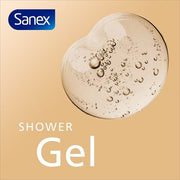 Sanex Expert Skin Health Moisturising Shower Gel, bottle packaging, no flavour, 450ml, product information