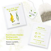 Nutra Tea: Mullein Leaf & Thyme Respiratory & Immunity