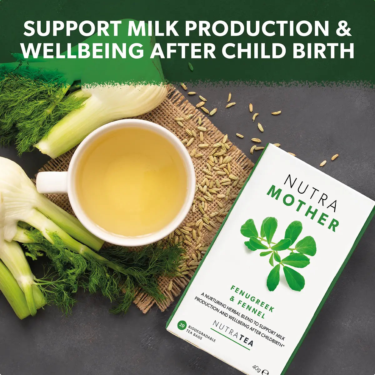 Nutra Mother - Breastfeeding Tea for Lactation