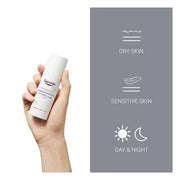 Eucerin Ultra Sensitive Soothing Care dry skin facial cream 50ml tube how to use