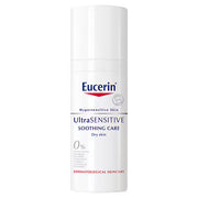 Eucerin Ultra Sensitive Soothing Care dry skin facial cream 50ml tube front packaging