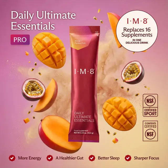 IM8 Daily Ultimate Essentials Mango & Passion Fruit Starter Kit