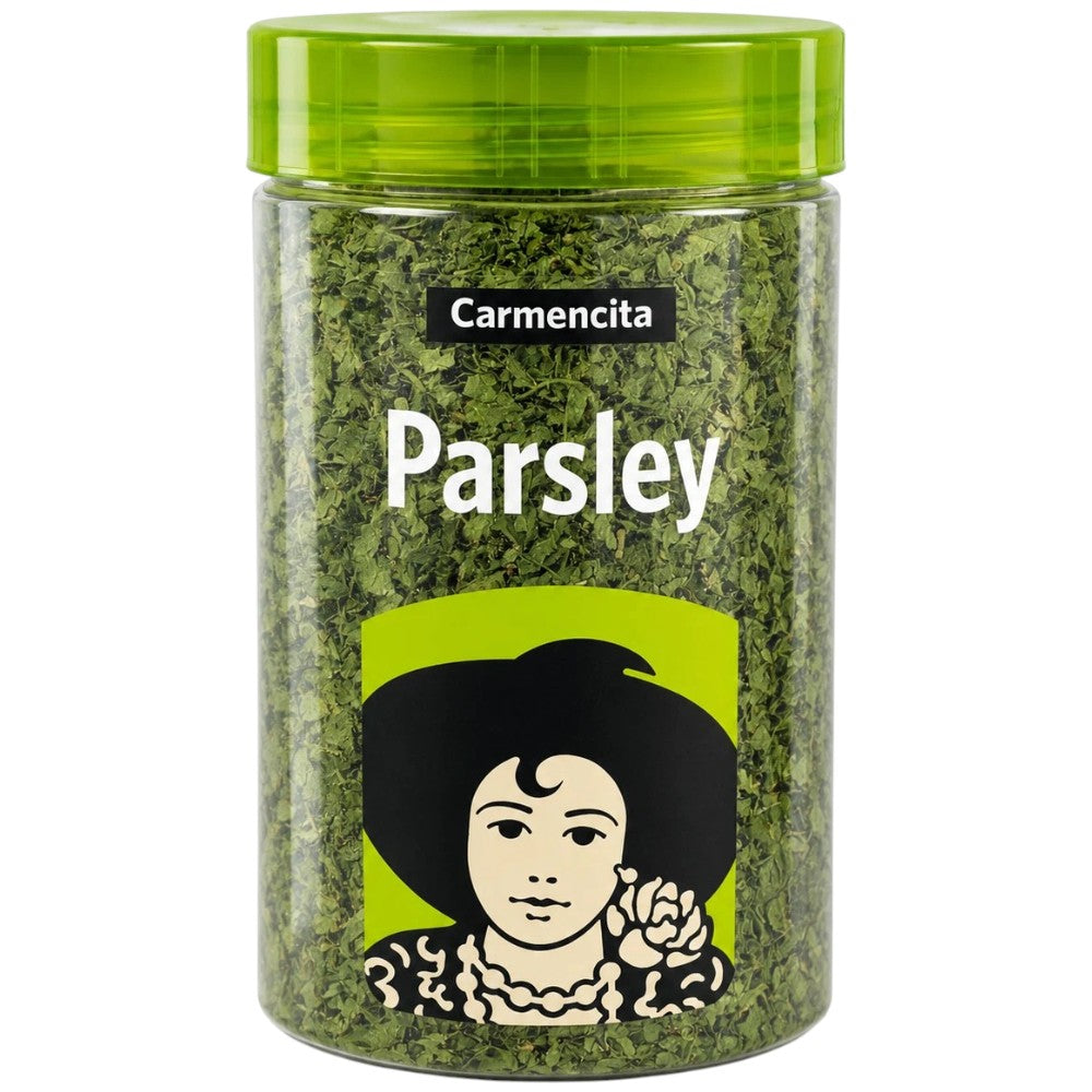 Carmencita Dried Parsley 110g plastic container front packaging