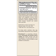 Supplement Facts Image: Jarrow Formulas SAMe 400mg supplement facts ingredients tablets
