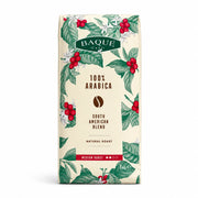 Baqué Café 100% Arabica South American Blend Coffee Beans, coffee bag packaging, no flavour, 1kg