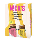 Nick's Peanut Butter & Caramel Chocolate Protein Bar Variety Pack 12x50g