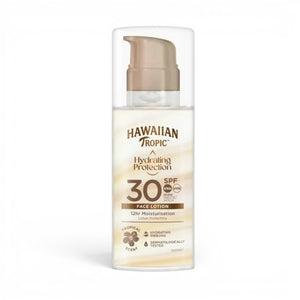 Hawaiian Tropic Hydrating Protection SPF30 Face Sunscreen pump bottle 50ml