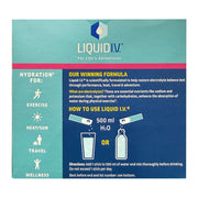 Liquid I.V. Hydration Multiplier Passion Fruit Electrolyte Powder, sachet packaging, passion fruit flavour, 30 x 16g sachets, how to use