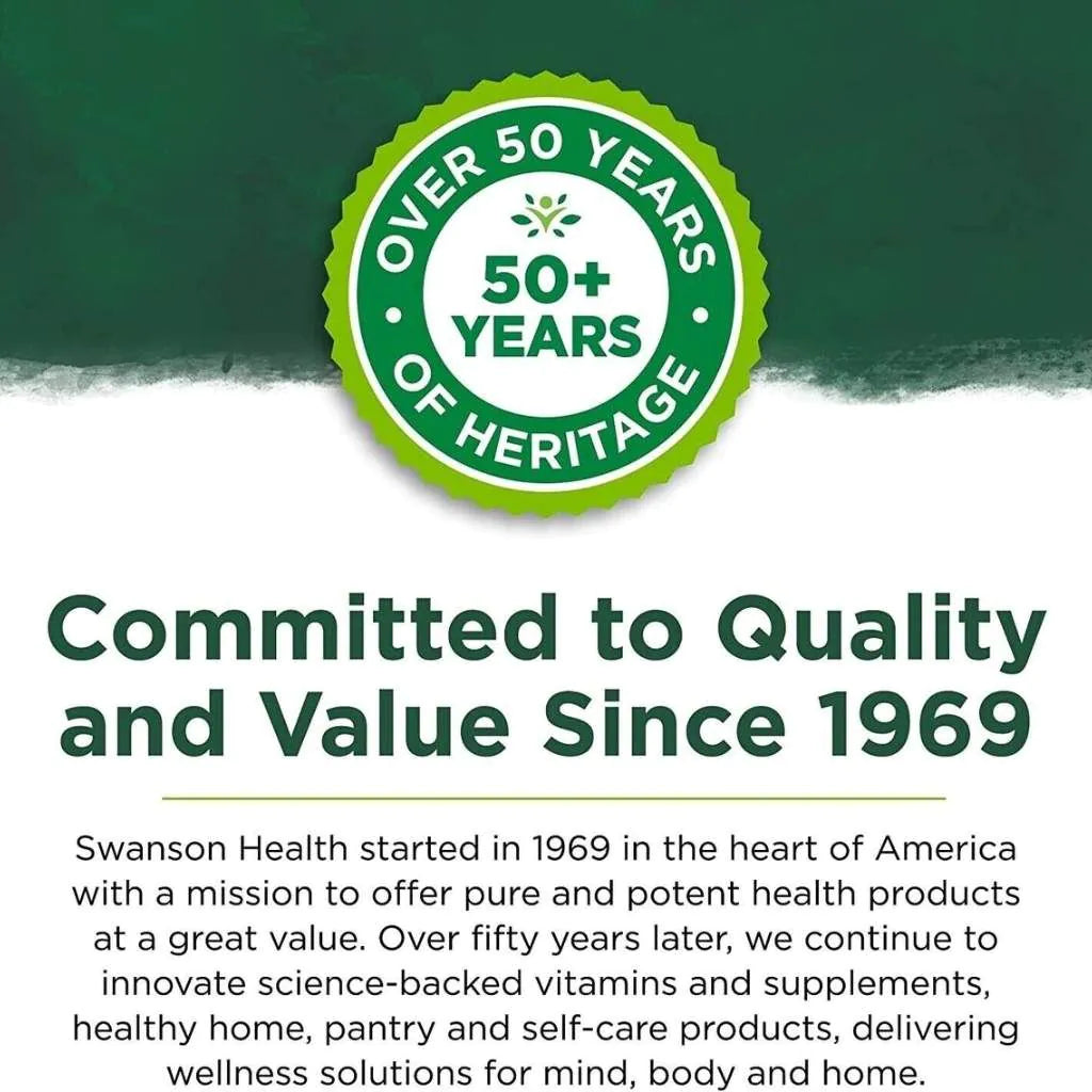 Swanson Apple Cider Vinegar 1250mg - 180 Capsules