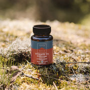 Front image: Terranova Vitamin D3 2000IU capsules bottle 